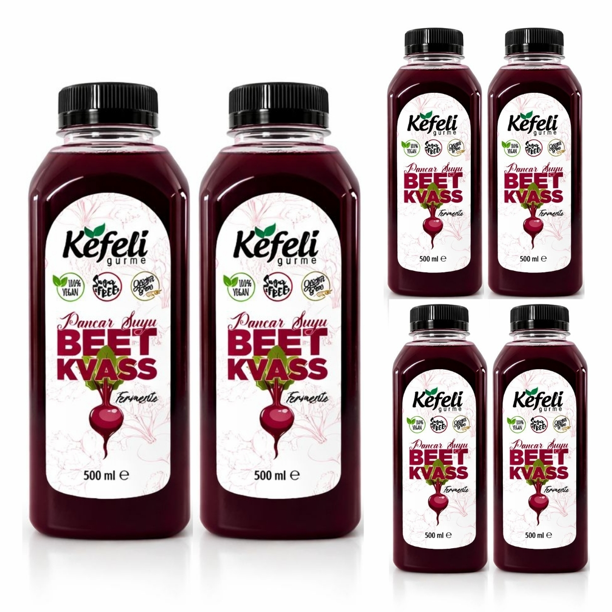 Pancar Suyu Kvas 500 ml X 6 Adet - Görsel 2